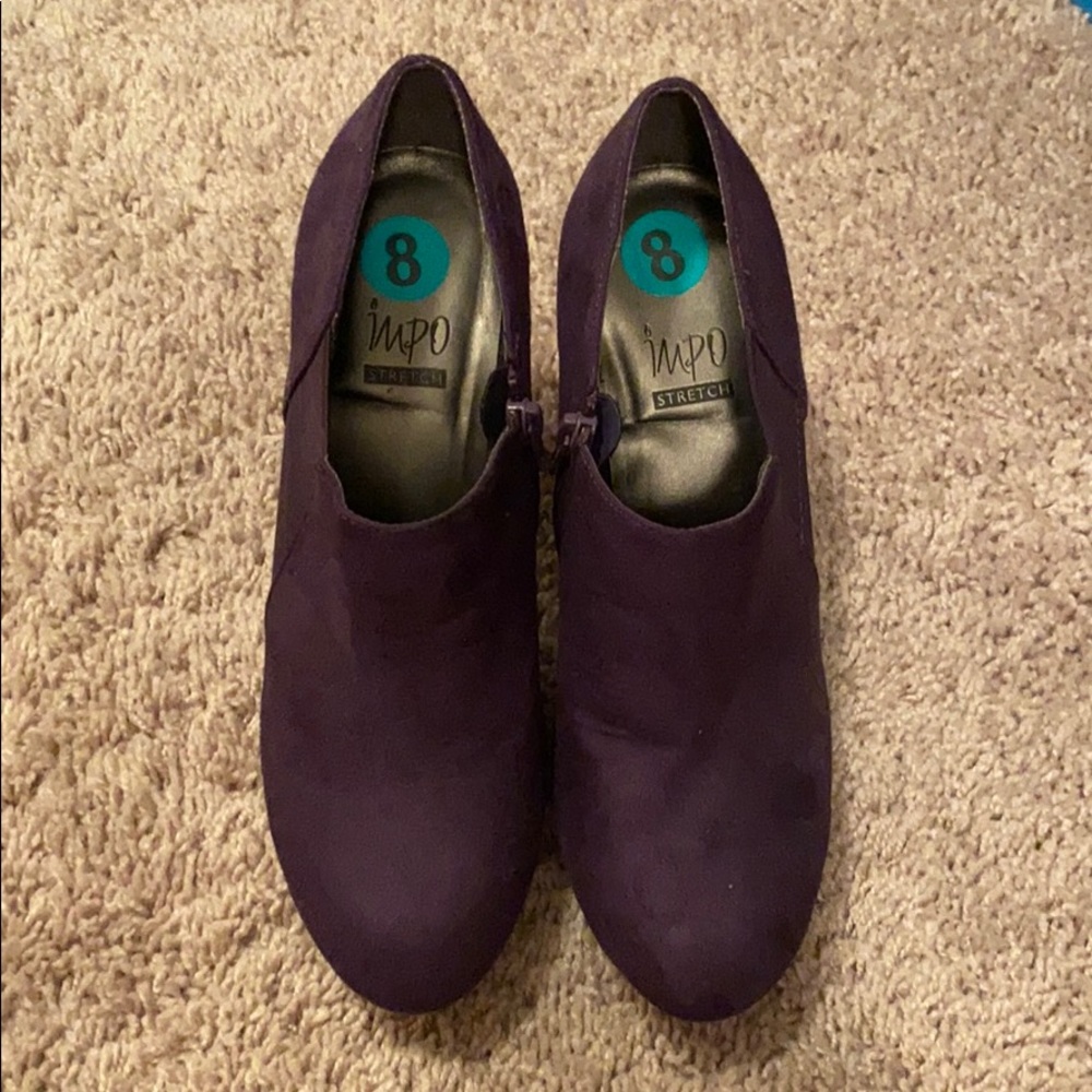 Impo Purple Zip Booties